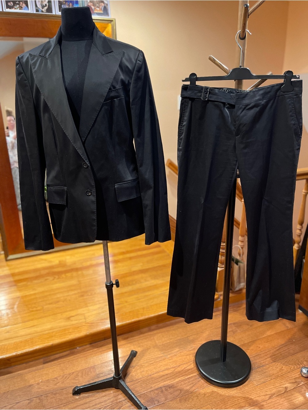 Gucci Black Women's Tailored Blazer and Trousers Set
